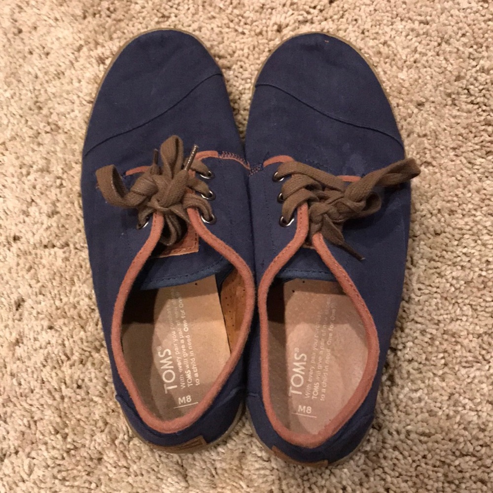 Navy Toms Sneakers